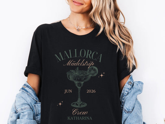 JGA Shirts für die Reise Personalisiert - Braut Crew Shop