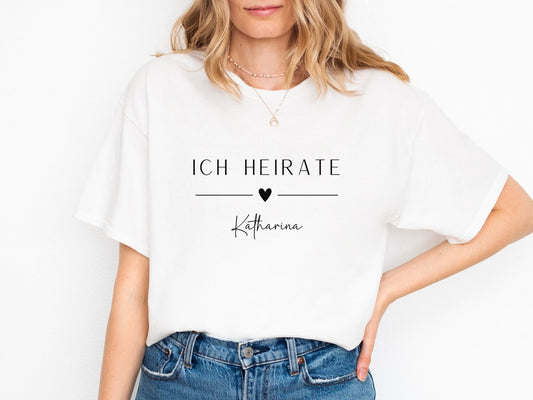 Elegante JGA T-Shirts – Stilvoll & personalisiert für Braut & Crew - Braut Crew Shop