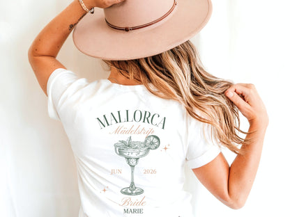 JGA Shirts für die Reise Personalisiert - Braut Crew Shop