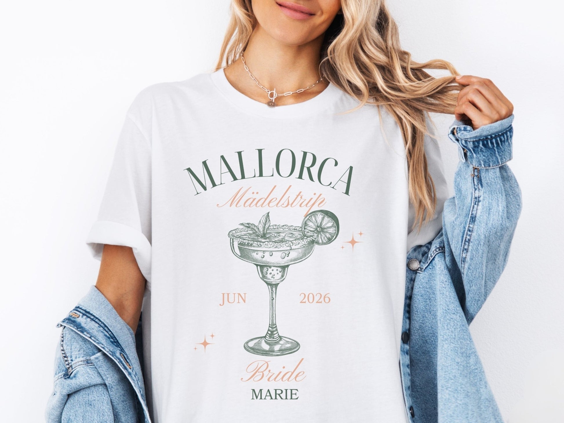 JGA Shirts für die Reise Personalisiert - Braut Crew Shop