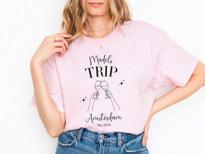 Mädels Trip Shirt für den JGA personalisiert - Braut Crew Shop