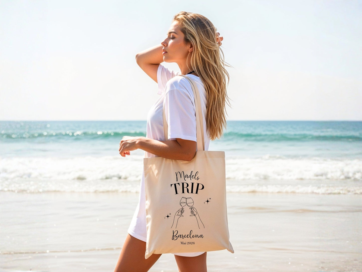 Mädels Trip Tasche für den JGA personalisiert - Braut Crew Shop