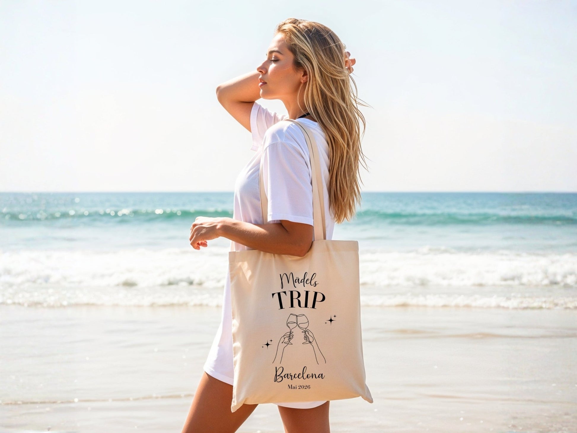 Mädels Trip Tasche für den JGA personalisiert - Braut Crew Shop