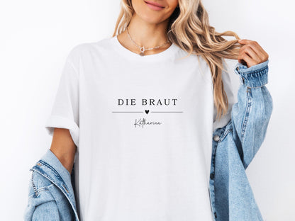 Moderne Shirts für den Junggesellinnenabschied - Braut Crew Shop