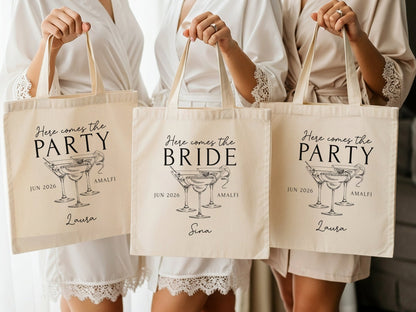 Personalisierte JGA Taschen für Braut und Crew - Braut Crew Shop