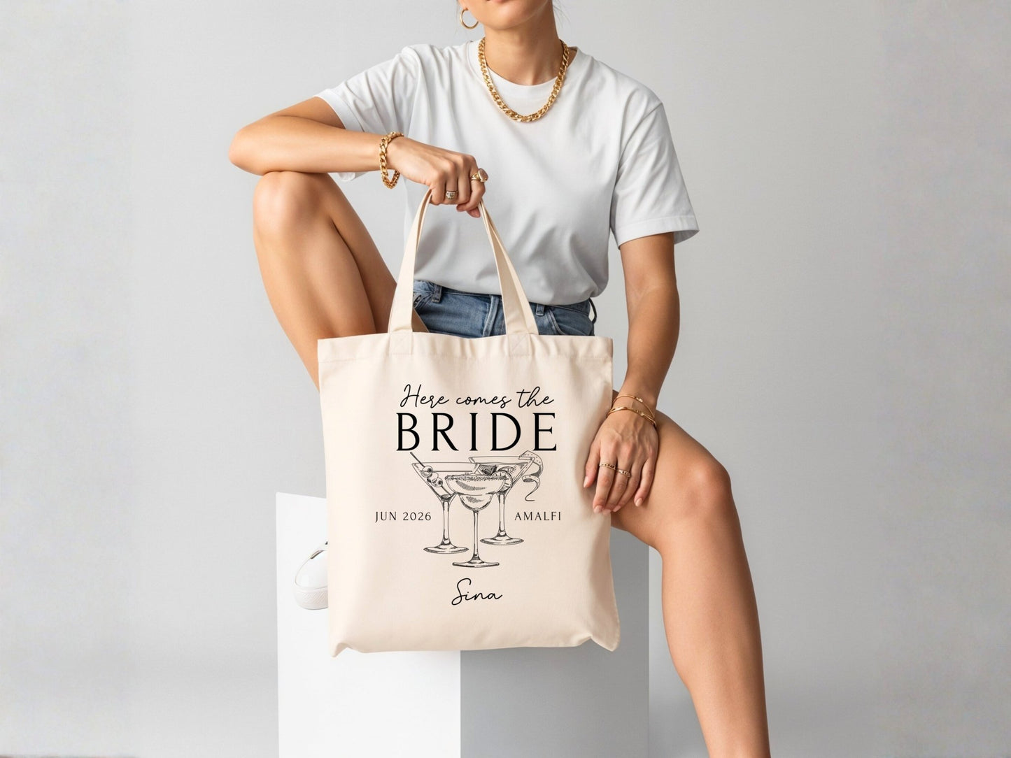 Personalisierte JGA Taschen für Braut und Crew - Braut Crew Shop