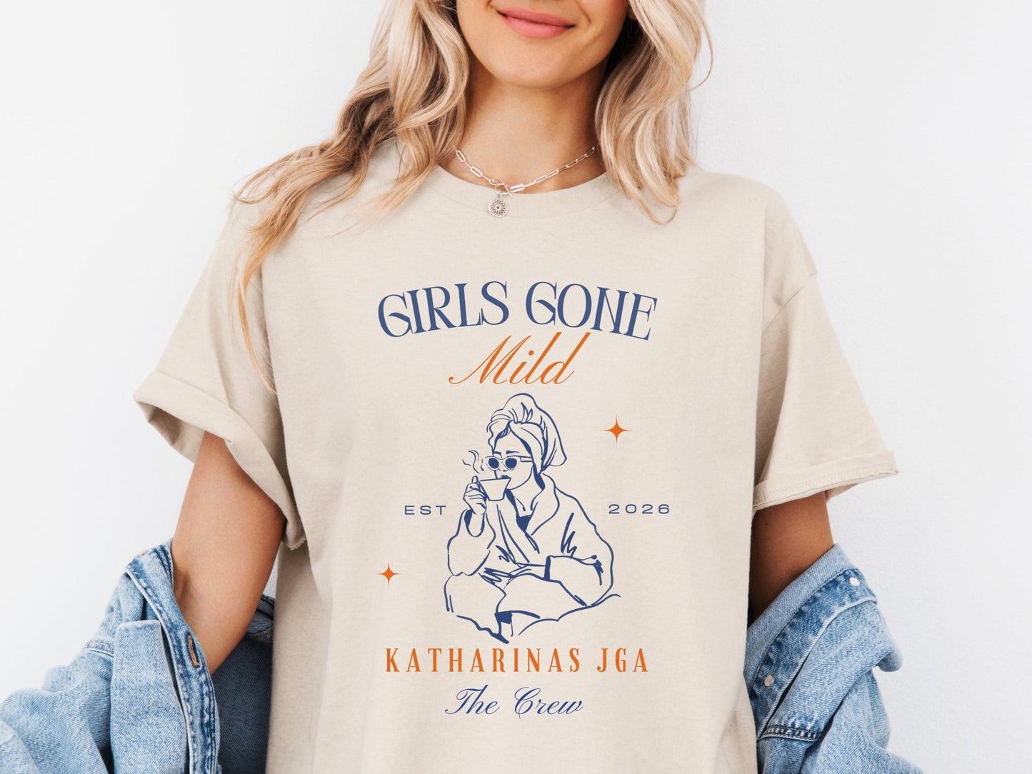 Personalisierte T-Shirts für JGA Wellness - Braut Crew Shop