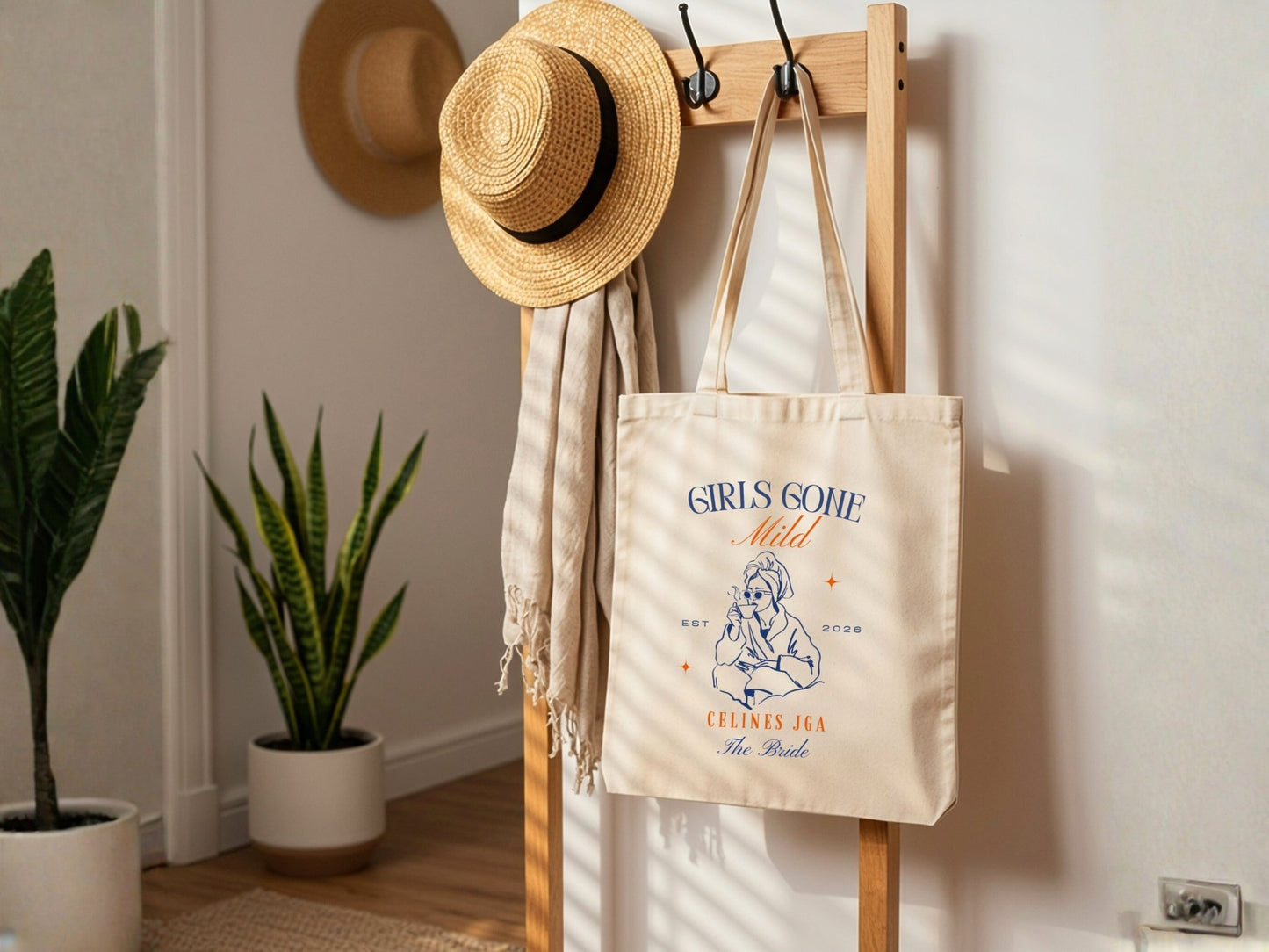 Personalisierte Taschen für JGA Wellness - Braut Crew Shop