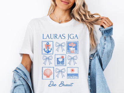 T-Shirts für JGA am Strand - Braut Crew Shop