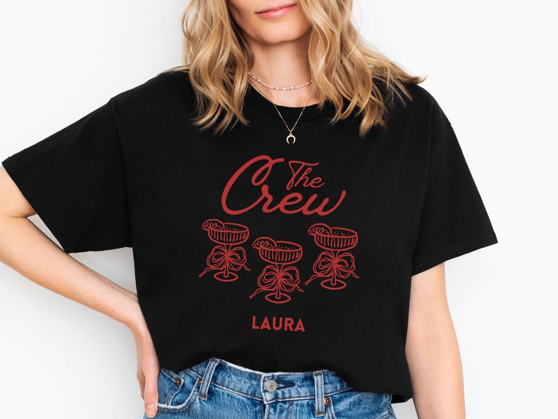 Vintage JGA Shirts – personalisiert für Braut und Crew - Braut Crew Shop