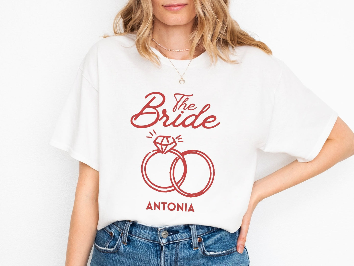 Vintage JGA Shirts – personalisiert für Braut und Crew - Braut Crew Shop