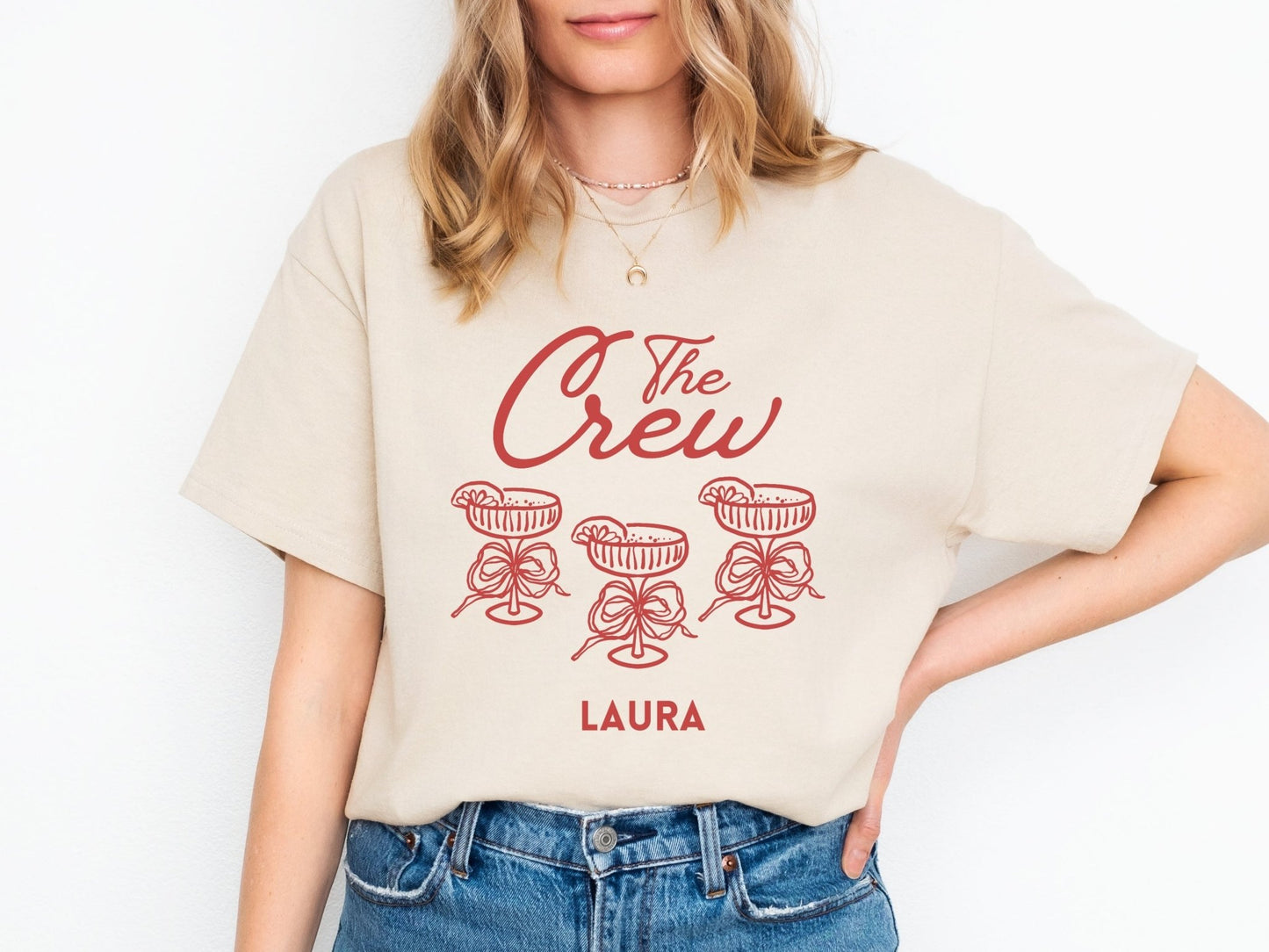 Vintage JGA Shirts – personalisiert für Braut und Crew - Braut Crew Shop