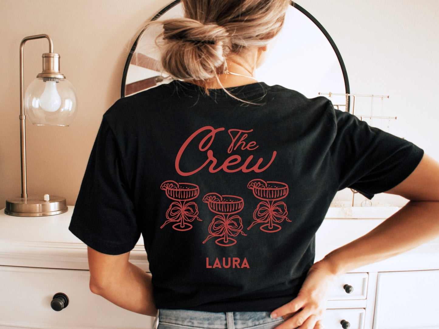 Vintage JGA Shirts – personalisiert für Braut und Crew - Braut Crew Shop
