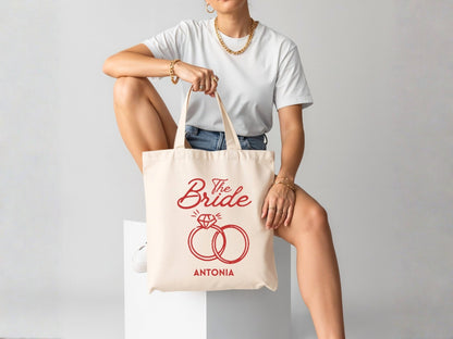 Vintage JGA Tasche personalisiert für Braut und Crew - Braut Crew Shop