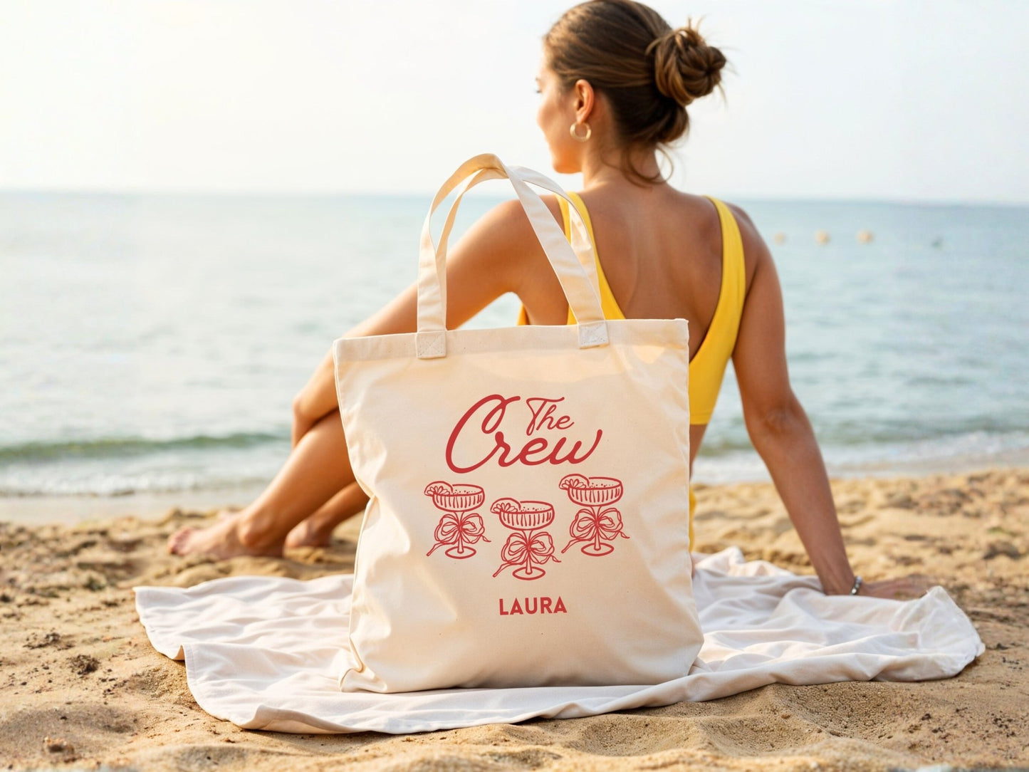 Vintage JGA Tasche personalisiert für Braut und Crew - Braut Crew Shop
